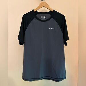 Grey & Black Men’s Swim Shirt | Size XL | Men’s Rashguard